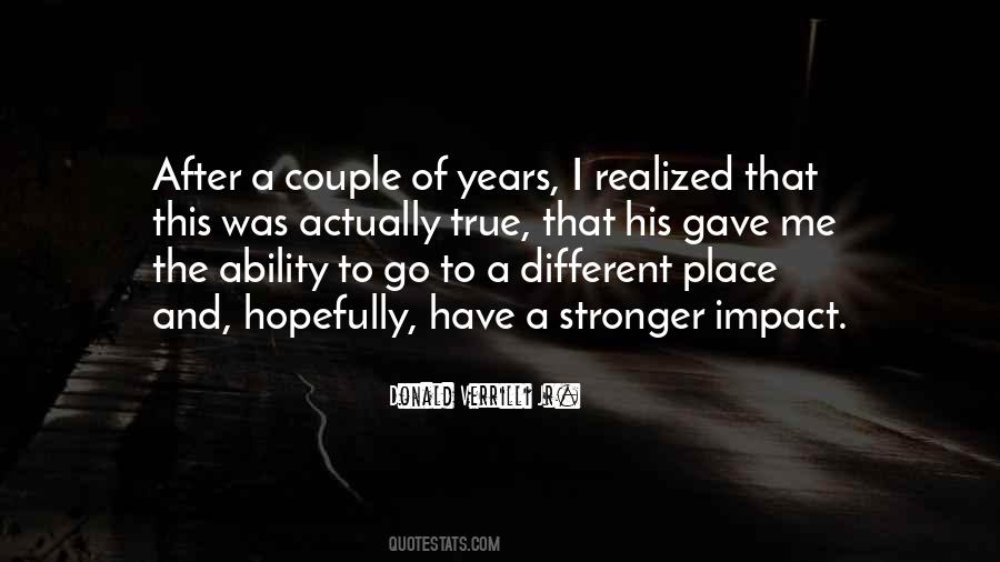 I Realized That Quotes #1192778