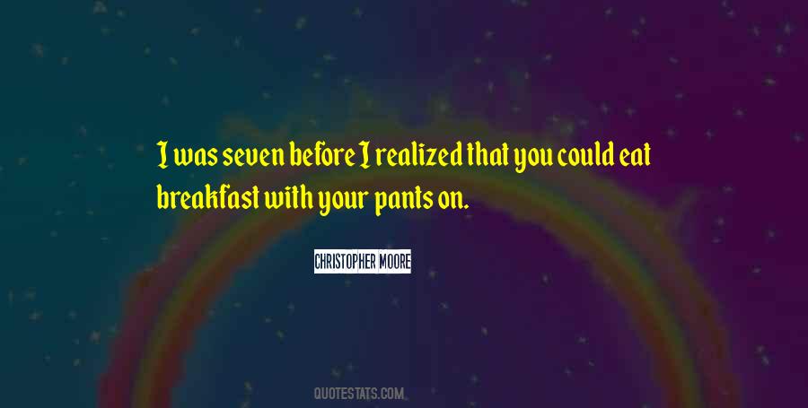 I Realized That Quotes #1193703
