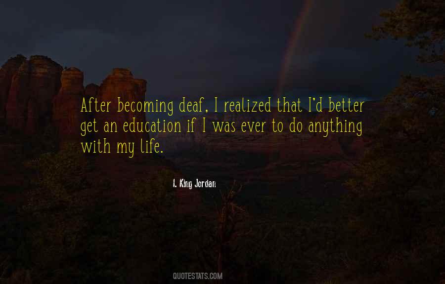 I Realized That Quotes #1199913