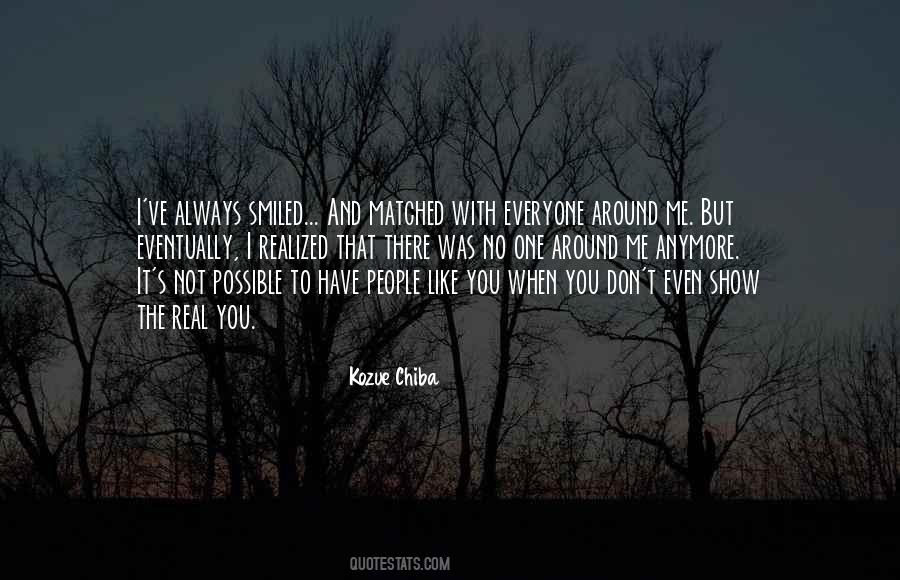 I Realized That Quotes #1246540
