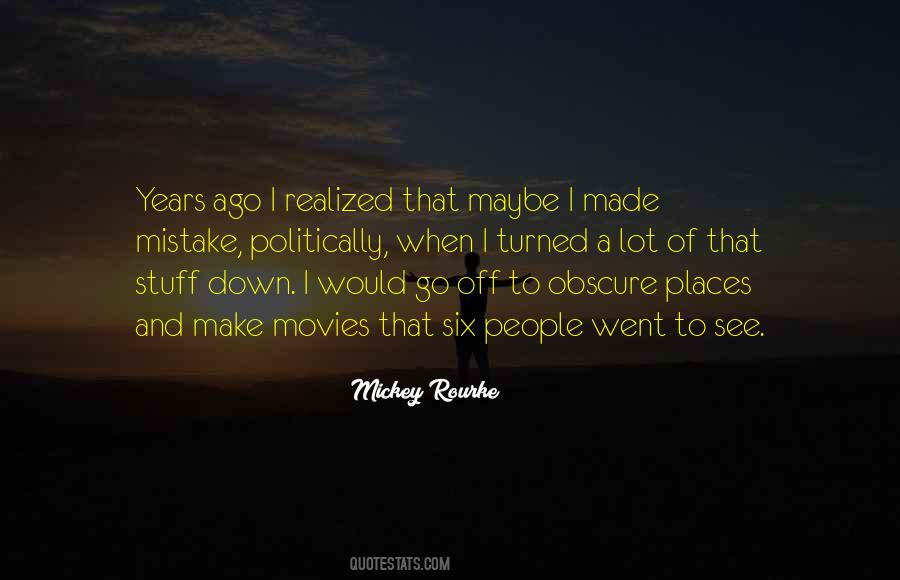 I Realized That Quotes #1295743