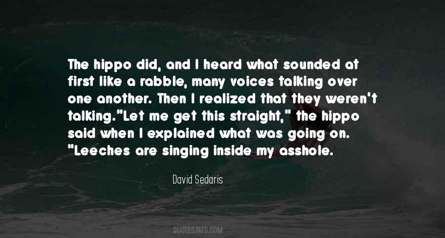 I Realized That Quotes #1296876