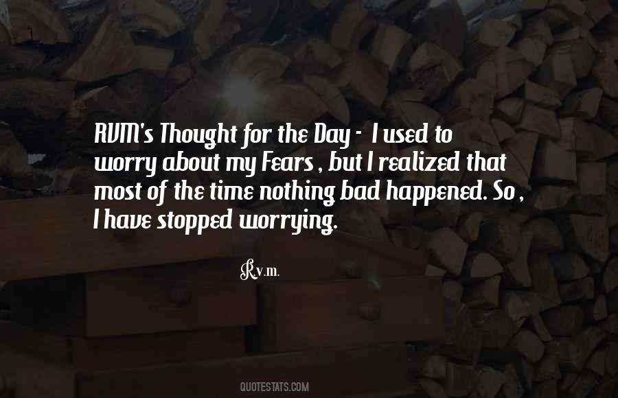 I Realized That Quotes #1387448