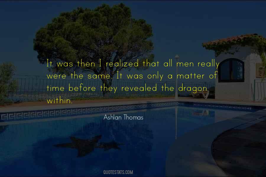 I Realized That Quotes #1405197