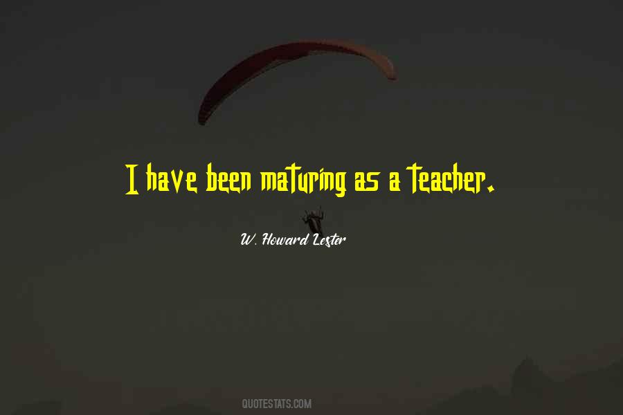 As A Teacher Quotes #413202