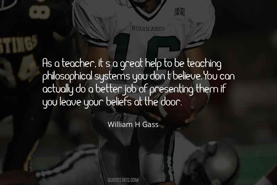 As A Teacher Quotes #847691