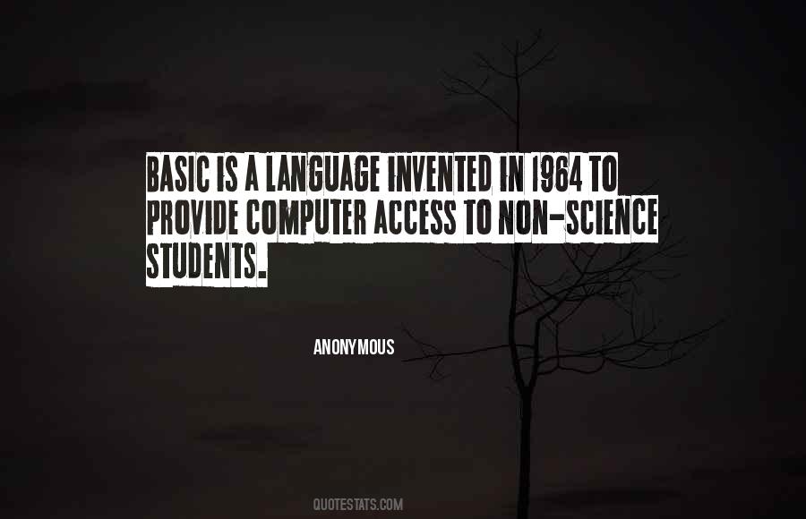 Computer Language Quotes #882511