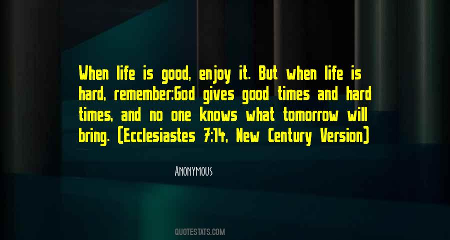 What Tomorrow Will Bring Quotes #125704