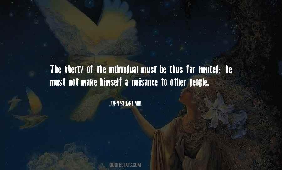 On Liberty John Stuart Mill Quotes #1526857
