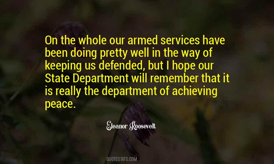 Quotes About Keeping The Peace #1323255