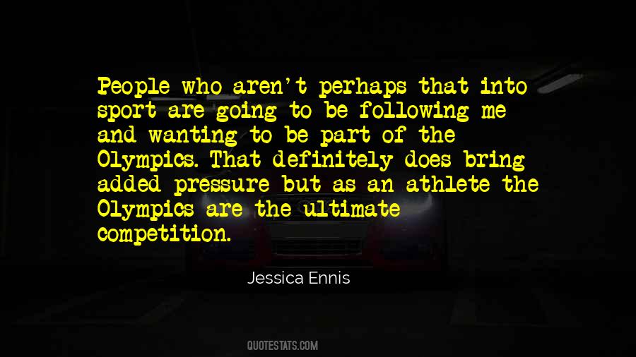 Sports Pressure Quotes #1725723