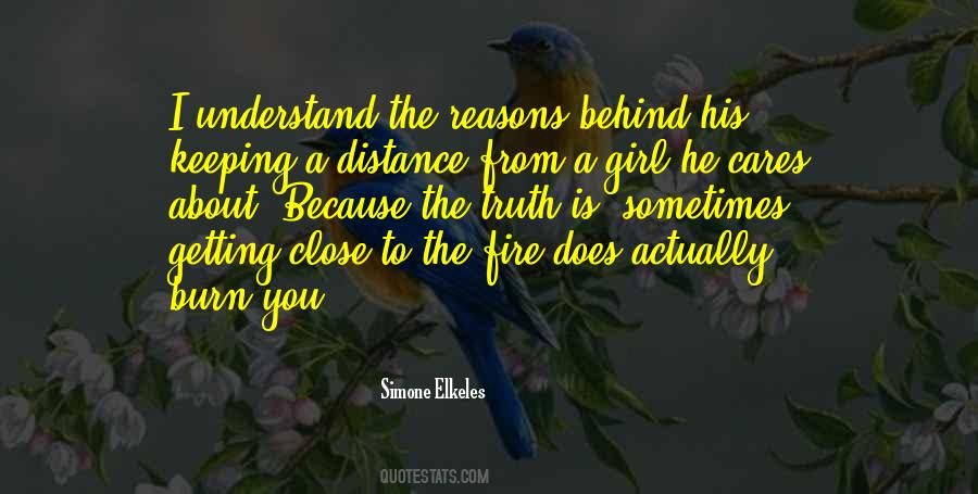 Quotes About Keeping The Distance #1785079