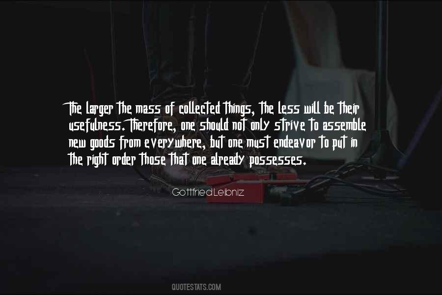 Put Things In Order Quotes #106347