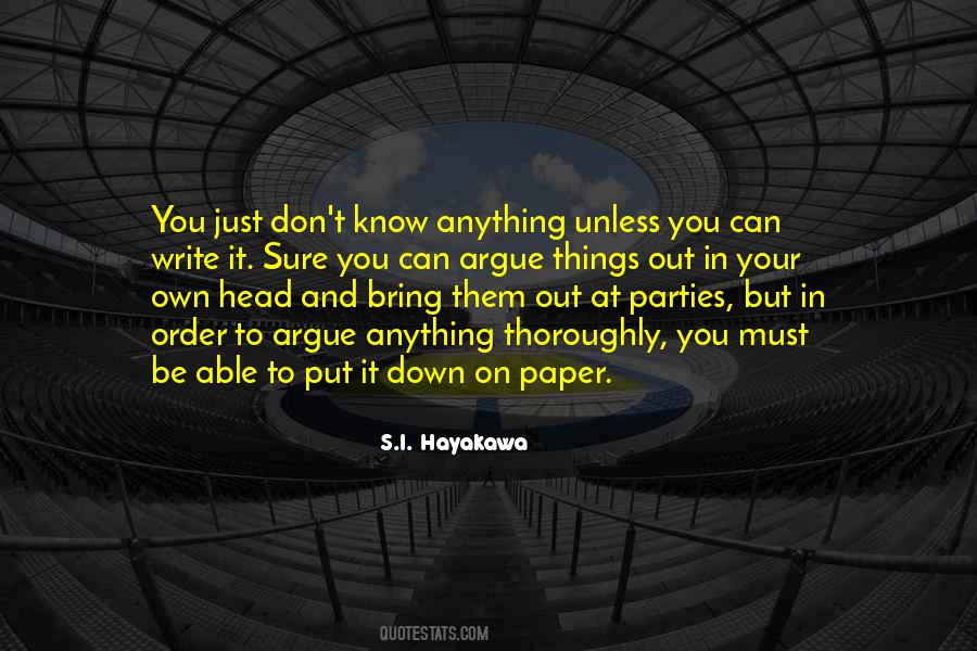 Put Things In Order Quotes #1741060