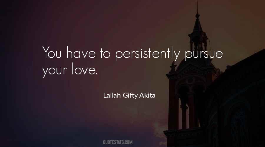 Love Persistently Quotes #592907