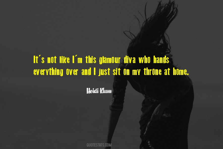 Not Glamour Quotes #1112336