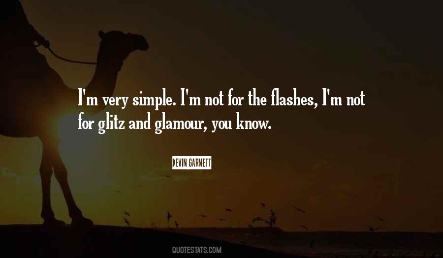 Not Glamour Quotes #1346361