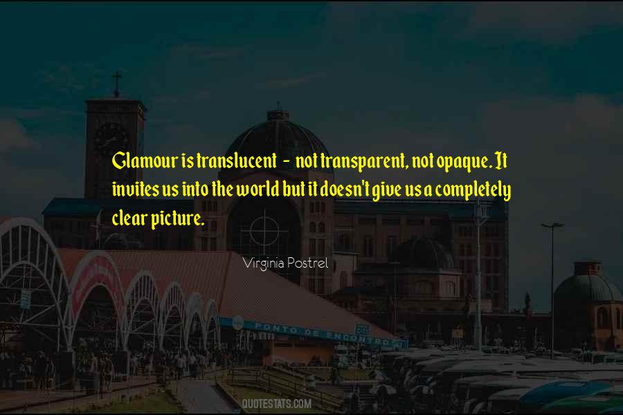 Not Glamour Quotes #1639214