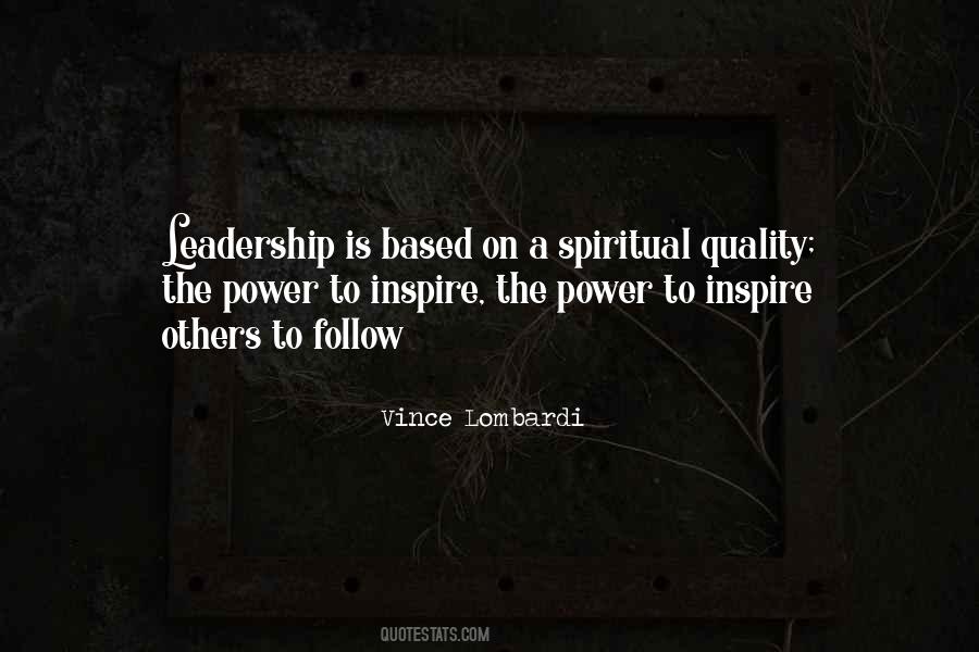Quality Leadership Quotes #1372342