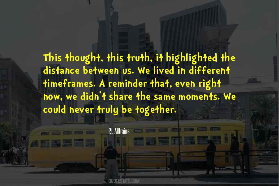 Between Us Now Quotes #207232