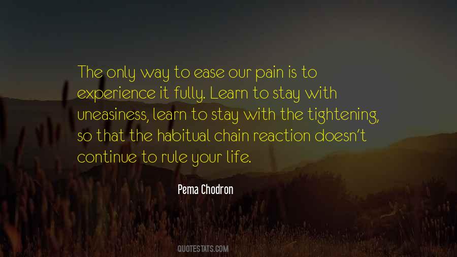 Ease Pain Quotes #1693983