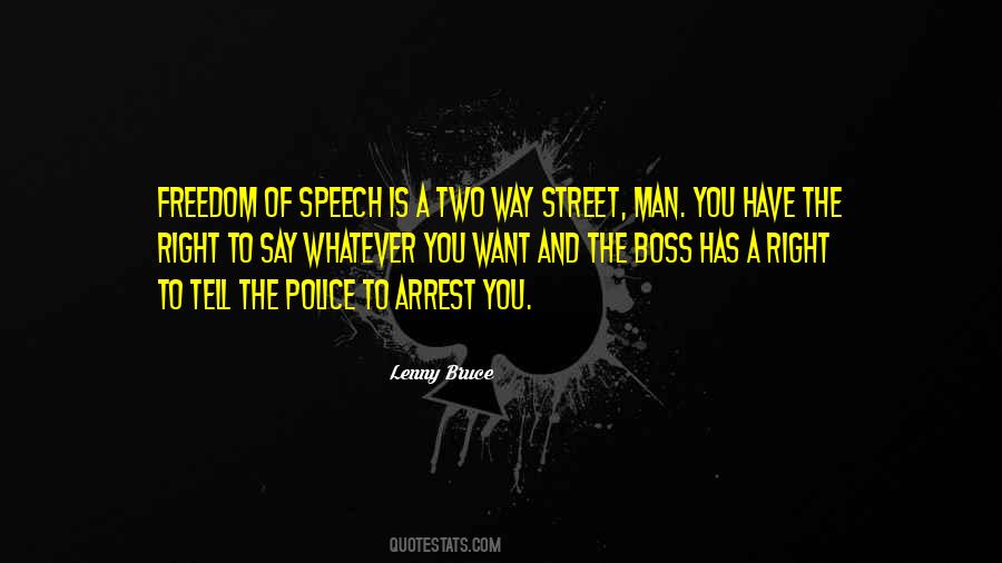 Street Man Quotes #1360445