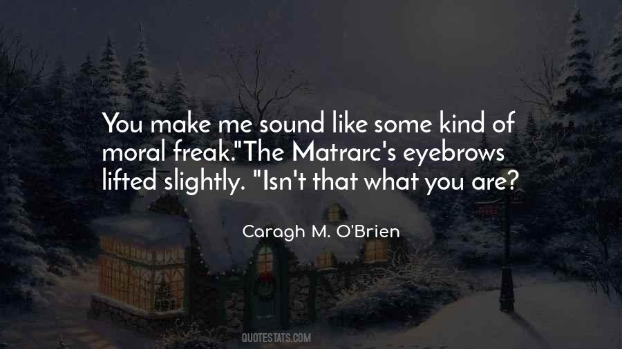 Caragh M O Brien Quotes #1147857