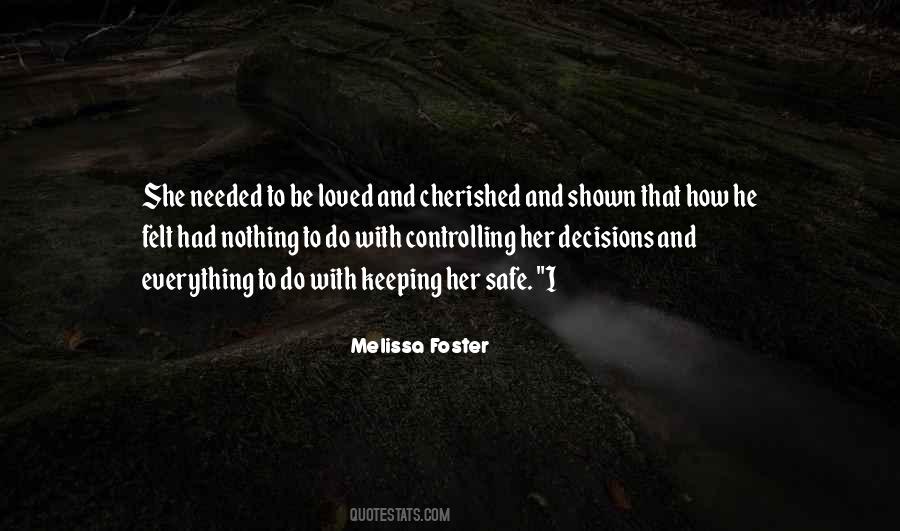 Quotes About Keeping Her Safe #213065