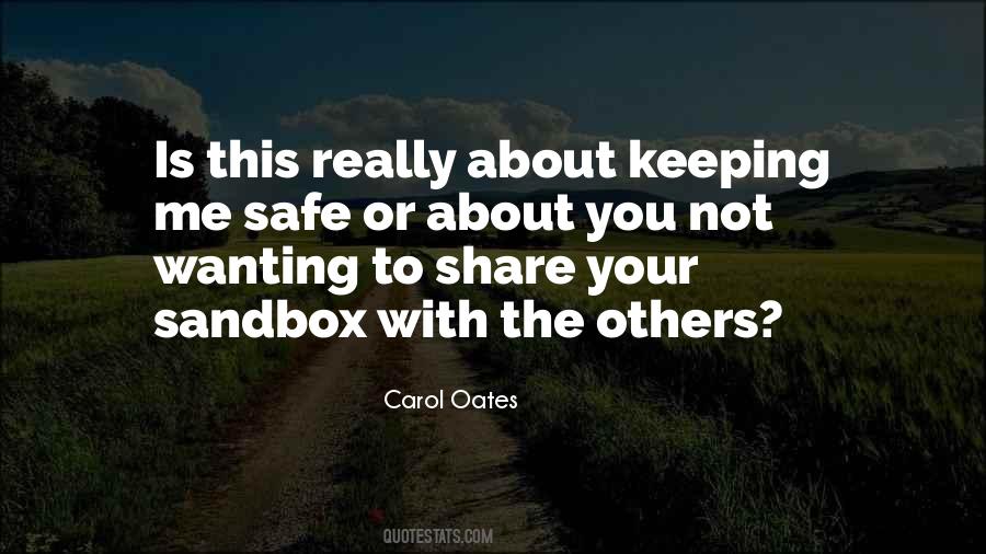 Quotes About Keeping Her Safe #334581