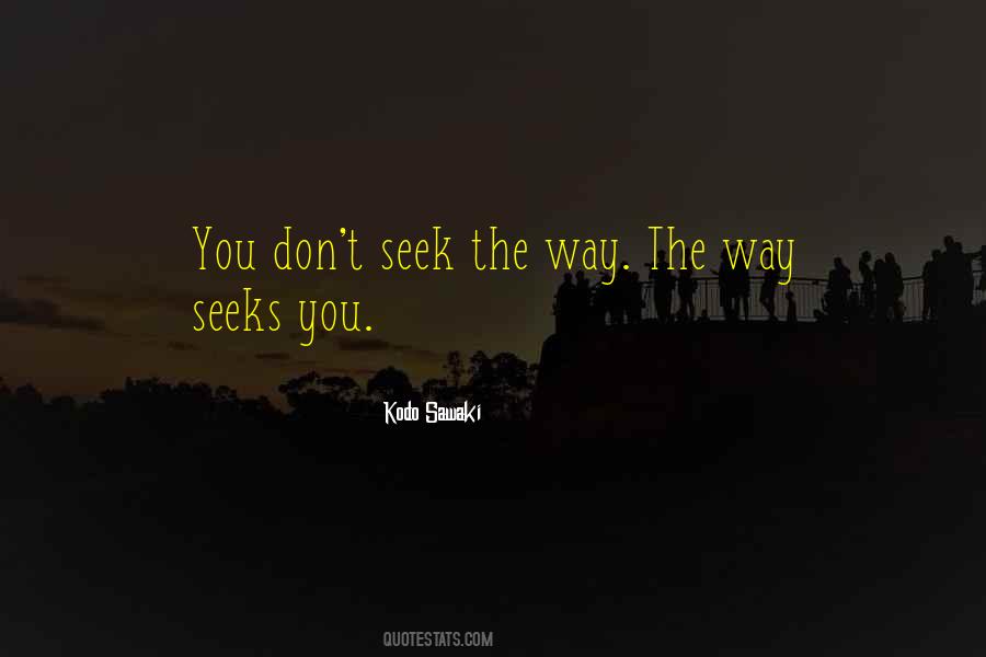 Seek The Quotes #910570