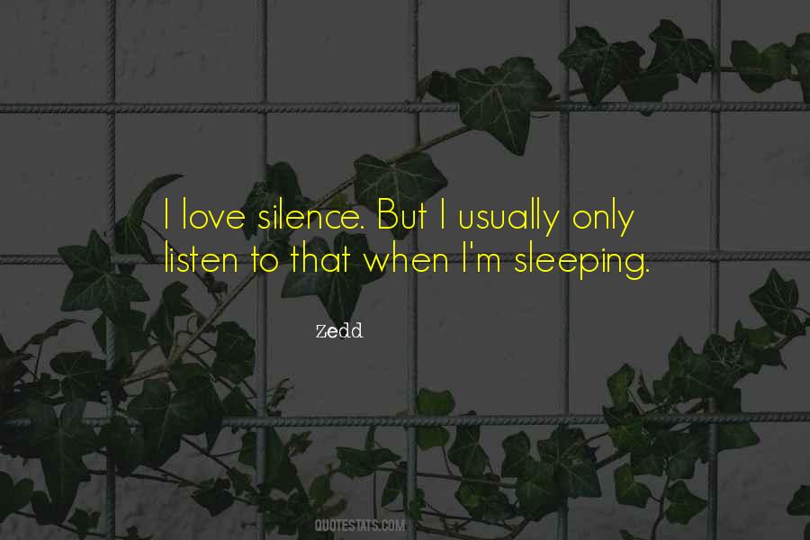 Love Sleeping Quotes #1451651