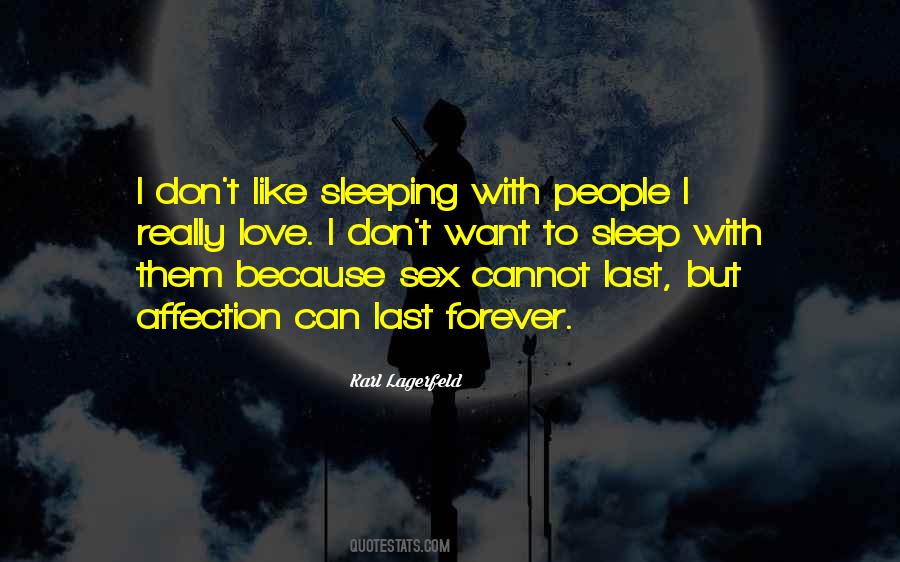 Love Sleeping Quotes #1521911