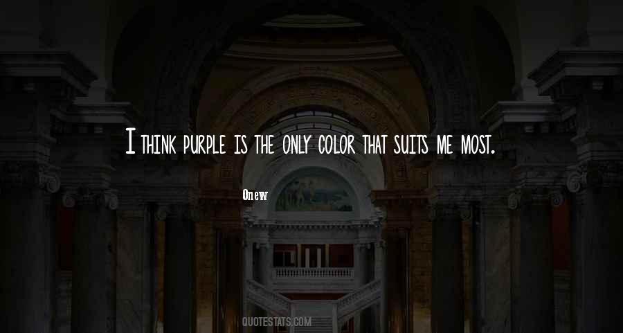 Purple The Color Quotes #1704076