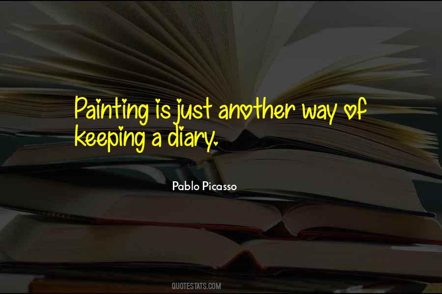 Quotes About Keeping A Diary #242896