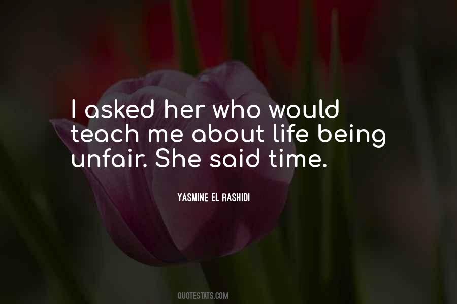 Being Unfair Quotes #472703