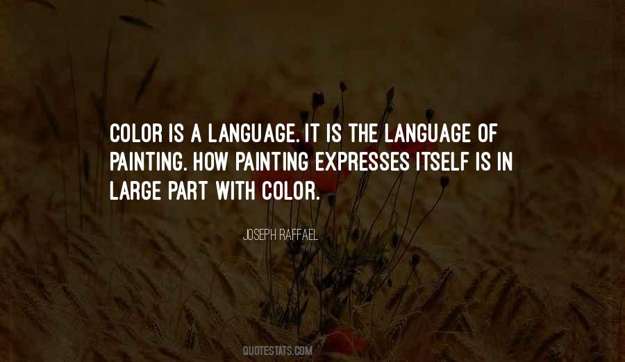 Color Language Quotes #571959