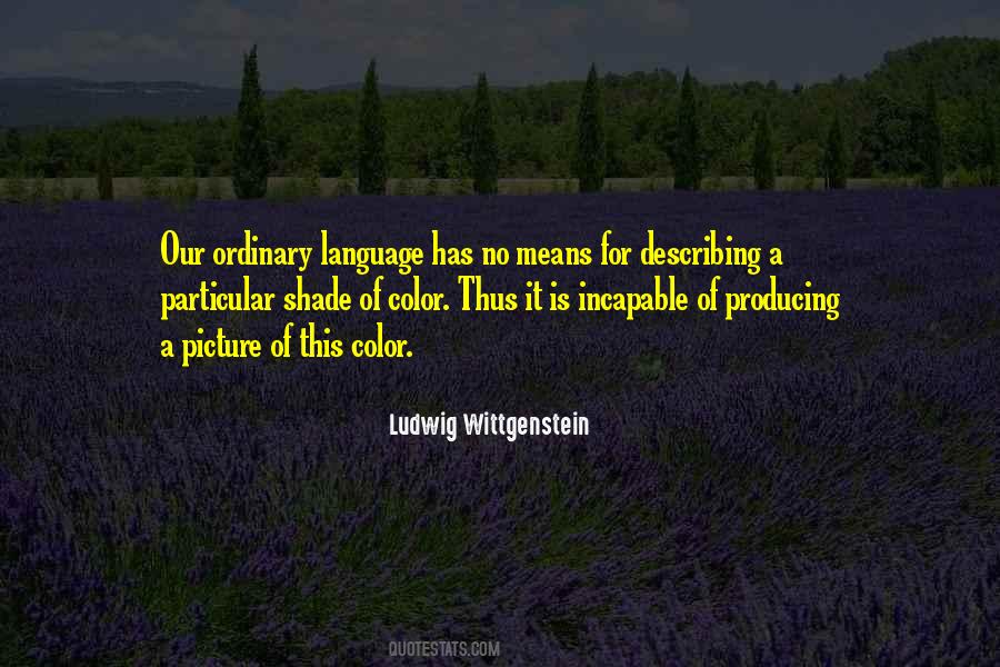 Color Language Quotes #67688
