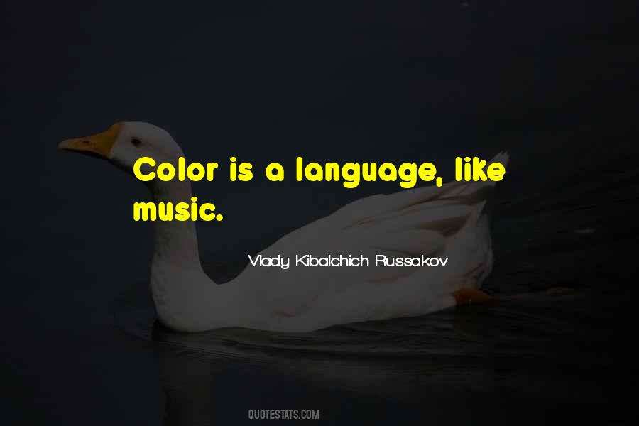 Color Language Quotes #845940