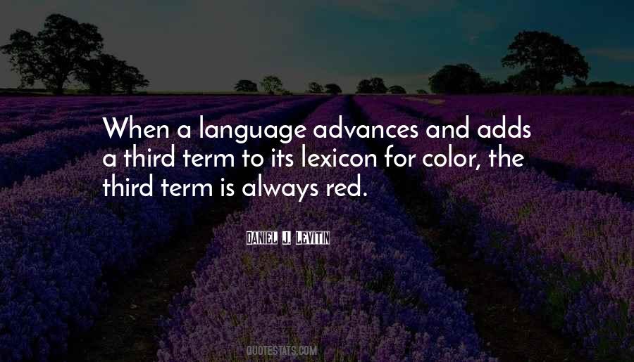 Color Language Quotes #941219