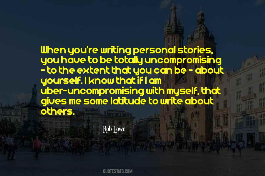 Personal Stories Quotes #1186182