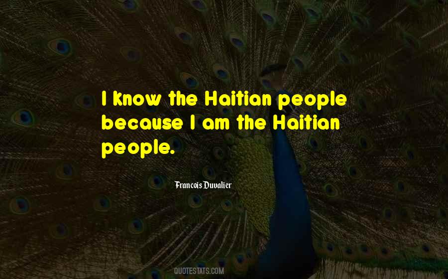 Haitian People Quotes #1618288