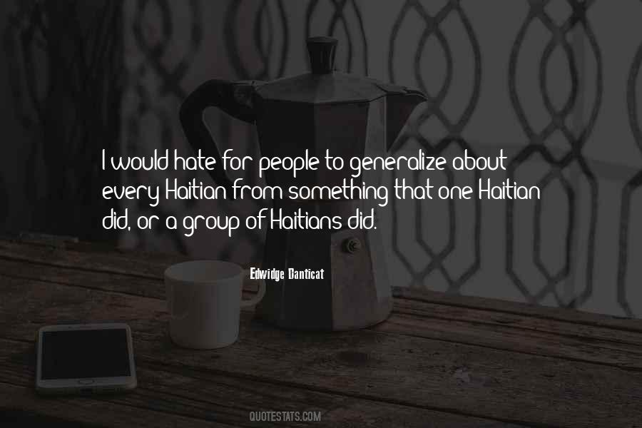 Haitian People Quotes #432527