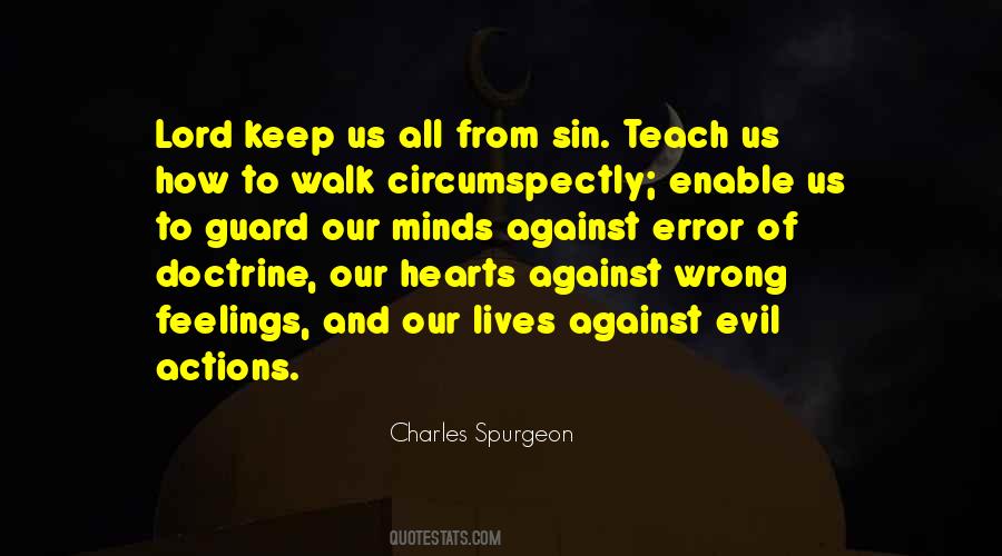 Keep Me From Evil Quotes #155638