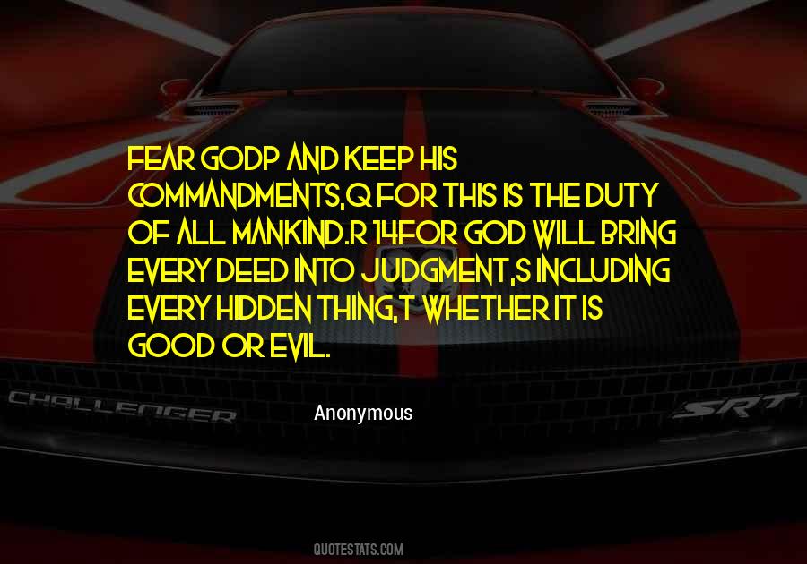 Keep Me From Evil Quotes #204914