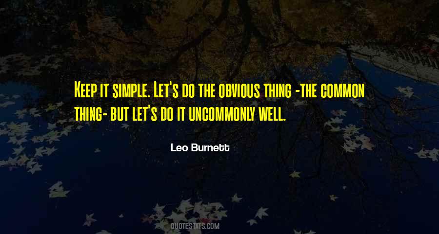 Quotes About Keep It Simple #154172