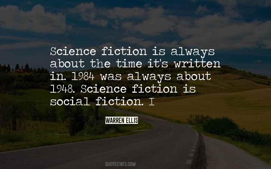 Social Science Fiction Quotes #1296152