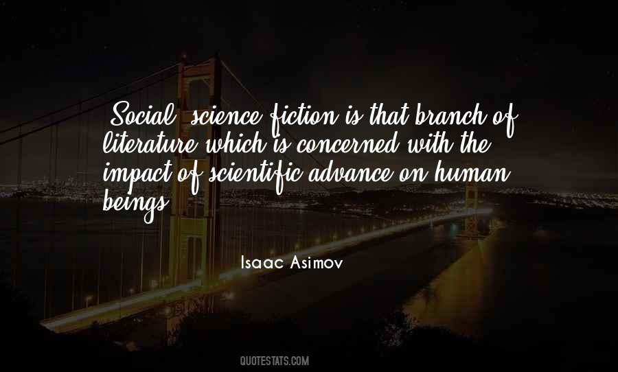 Social Science Fiction Quotes #1548676