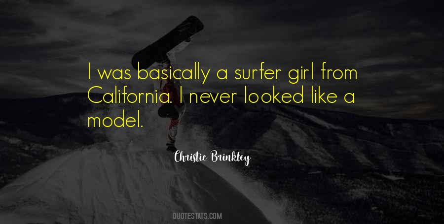 Surfer Girl Quotes #76080