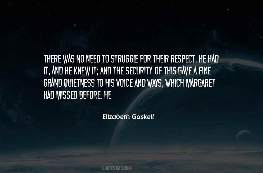 Need For Respect Quotes #1588908