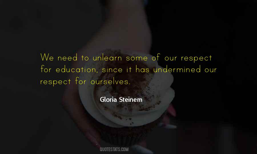 Need For Respect Quotes #1622415